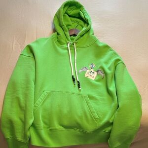 Palm Angels Bright Green Men's Hoodie